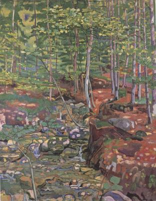 Ferdinand Hodler The Forest Interior near Reichenbach (nn02) Sweden oil painting art